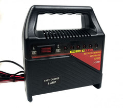 Chargeur de batterie XONE automatique 2 modes 6v 12v EF002 gel au plomb acide