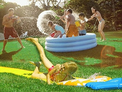 Toboggan aquatique pour les enfants et les adultes 488 x 71 cm pour le jardin