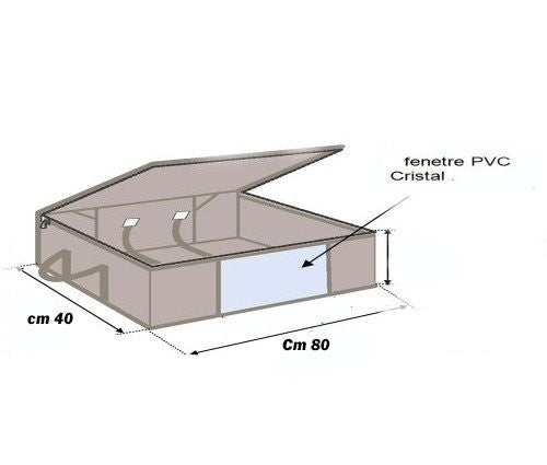 Organisateur vêtements pour économiser de l'espace- 80x40x15 cm - WELKHOME