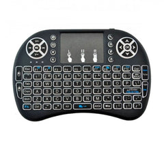 Clavier rétroéclairé sans fil Mini Qwerty avec écran tactile pour Smart TV