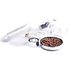 pommeau de douche MO HOME avec pierres minérales universelles