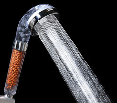 pommeau de douche MO HOME avec pierres minérales universelles
