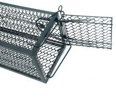 Piège en métal pour souris à ressort à pression automatique 24x11x11 cm NOIR