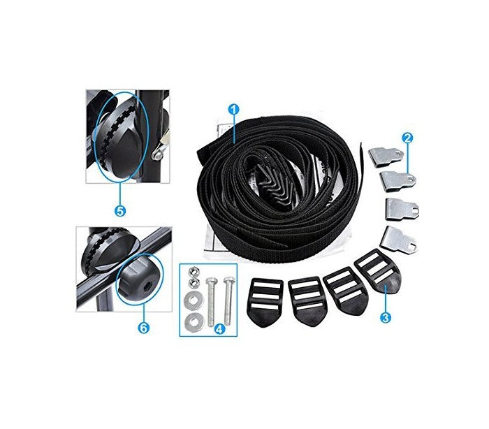 PB002 Porte-vélos universel  APOLLO XONE pour coffre 3 vélos