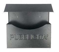Art. 711 Boîte publicitaire Iron Grey avec protection anti-pluie 32x13x32 cm