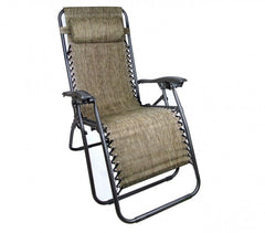 485347 Chaise-longue entièrement inclinable BEIGE EVERTOP GRAVITà ZERO