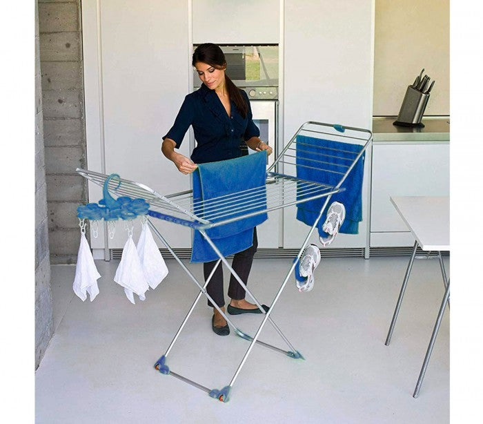 646601 Séchoir à linge vertical en acier VestiAmo CASA STENDLY 18 mt 178x55x105 cm
