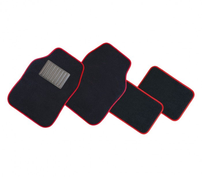 TA051 Ensemble de 4 tapis XONE SPEED avec fond antidérapant en 4 couleurs