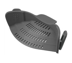 Passoire en silicone réglable avec pince de serrage pour marmitte 22x12x7cm