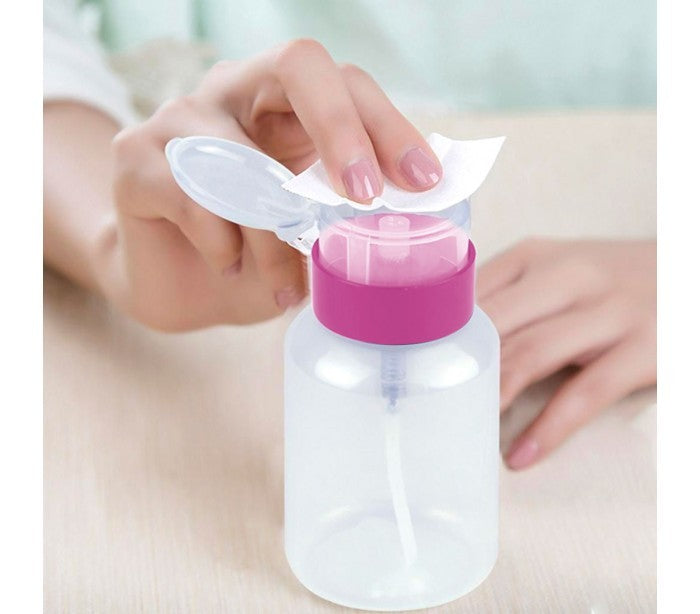 870021 Distributeur professionnel avec pompe pour diluant pour ongles 250 ml