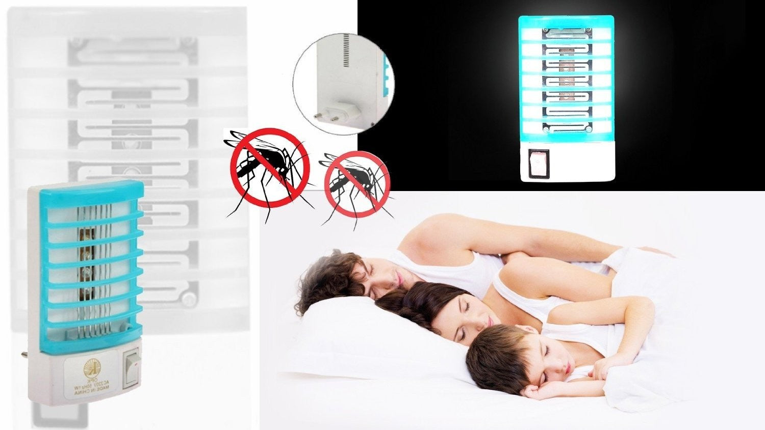Insectifuge LED moustiques insectes et mouches électrique 12V