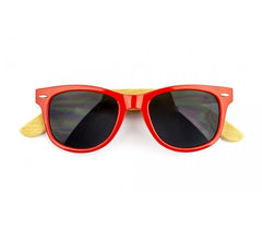 Pack de 5 lunettes de soleil  MWS AHEAD unisexes en bambou verres opaque
