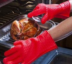 117480 Gant en silicone souple pour four Hot Hands avec antidérapant