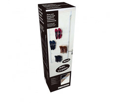 863849 Porte-chaussures  suspendu blanc pour chaussures 12 paires 17x60x145 cm