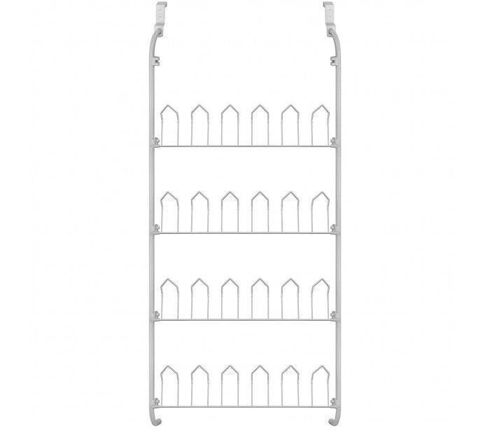 863849 Porte-chaussures  suspendu blanc pour chaussures 12 paires 17x60x145 cm