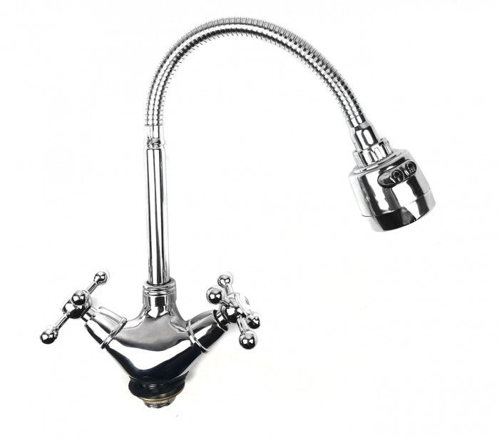 870068 Robinet MART avec bras flexible bidirectionnel douchette FUIYLIN CHROME