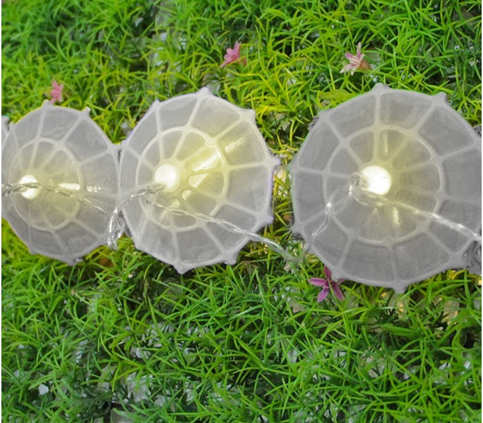 037189 Light chain Guirlande de 10 parapluies LED avec batteries extérieures 210cm