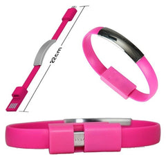 Bracelet en silicone unisexe - cable chargeur pour mobile SAMSUNG