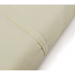 Auvent carré 482407 beige 3x3m avec crochets renforcés et corde en nylon