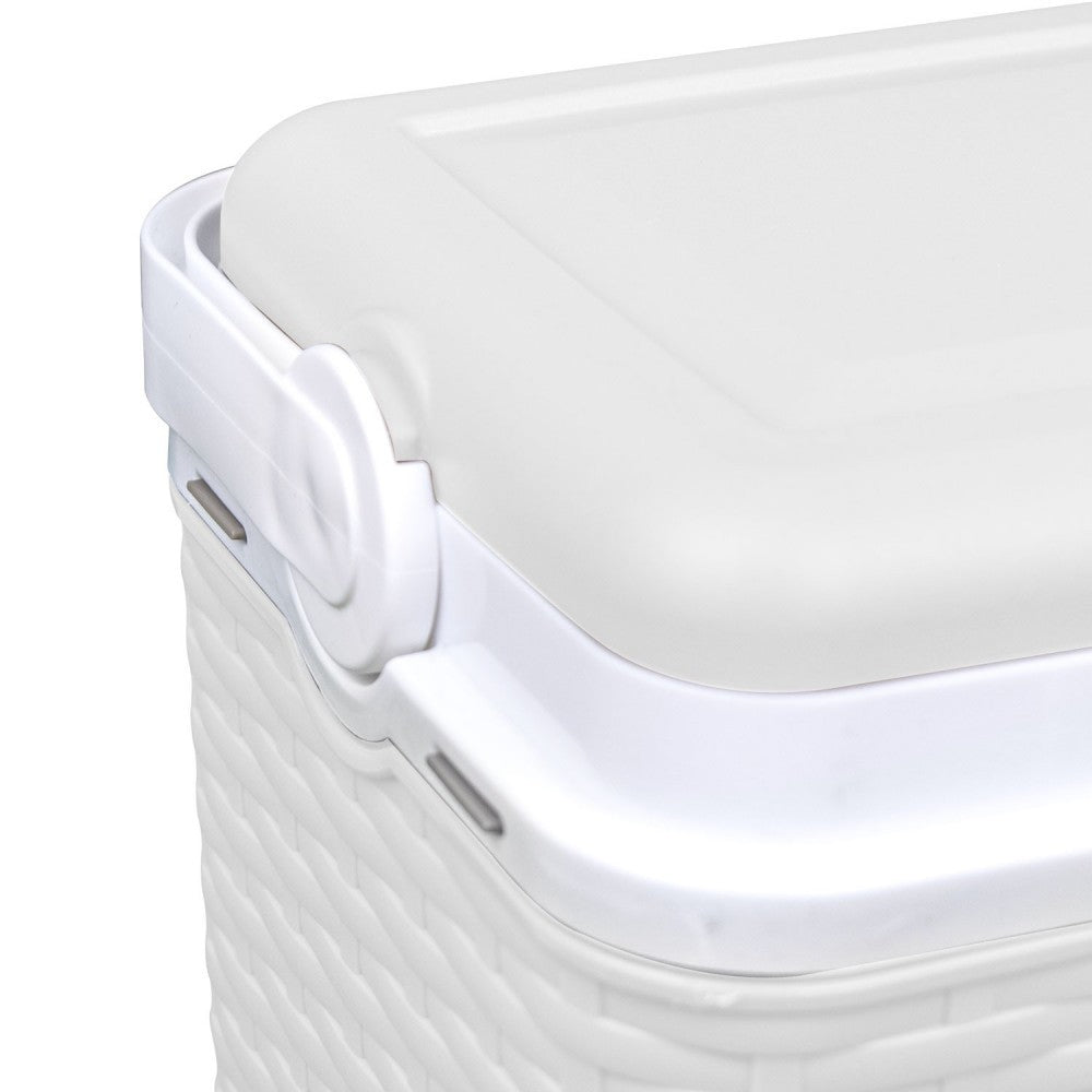 271681 ​​Glacière ADRIATIC 24L. en plastique rigide non toxique blanc 40x37x23cm