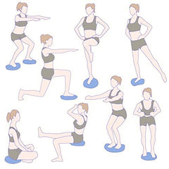 Coussin oscillant pour exercice calesténiques ou posturaux