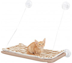 Lit  pour chat avec des ventouses à suspendre a la fenêtre