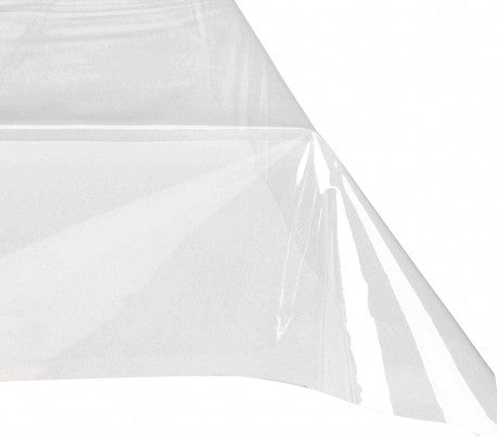 302972 Nappe rectangulaire toile cirée PVC 140x180 cm imperméable transparente