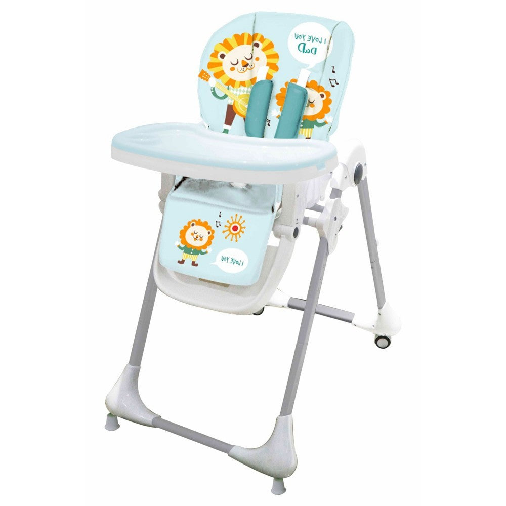 B005S Chaise haute bébé inclinable et pliante PAPPA E GIOCO NUNU' rembourrée