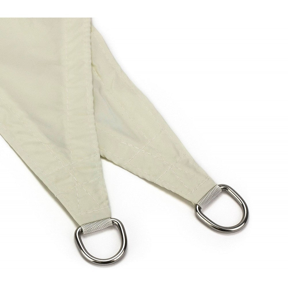 Auvent carré 482445 BEIGE Crochets renforcés 5x5m