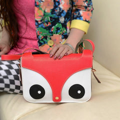 Sac á main imitation cuir - forme hibou- 24x17x6 cm OWL BAG effet 3D MWS AHEAD