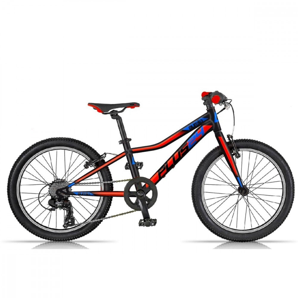 Vélo 24 VTT Plus Dino Art.424-UP 9-13 ans mountain bike roues épaisses 6V
