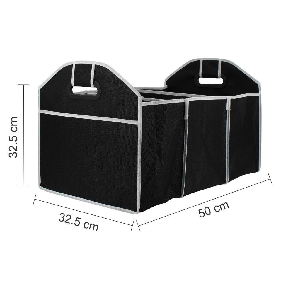 627489 Organisateur de coffre multipoches et pliable 53x31x31cm en TNT