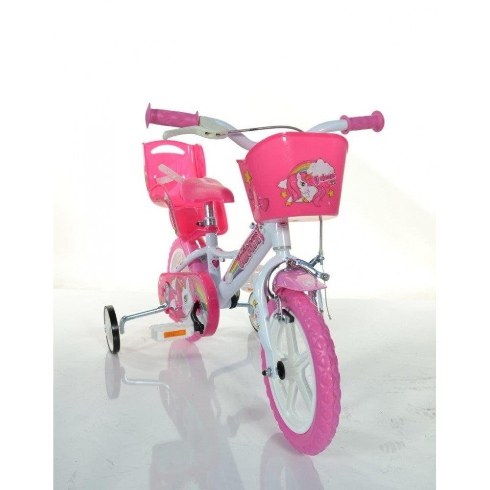 Vélo fille taille 12" UNICORN DINO BIKES 124 RA 3-6 ans