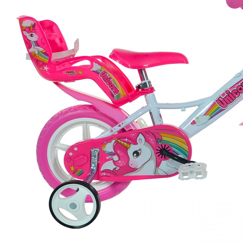 Vélo fille taille 12" UNICORN DINO BIKES 124 RA 3-6 ans