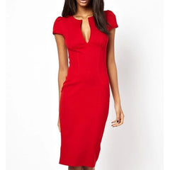 Robe Tube - Décolleté V - mod Athalia - mode féminine