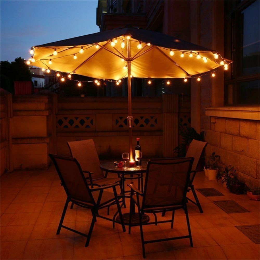 000014 20 Guirlande d'ampoules à LED 10 mètres  pour l'extérieur