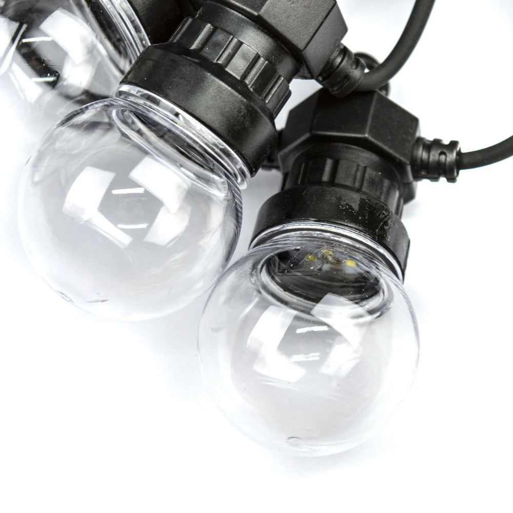 000007 10 Guirlande d'ampoules à LED 5 mètres  pour l'extérieur