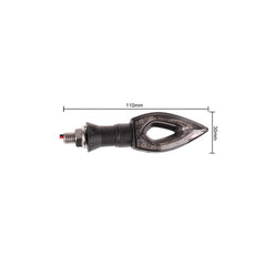 132529 Clignotant LED 12V pour motos et maxi scooters universels