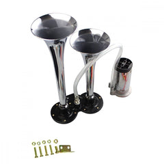 179962 Trompette Bitonale avec compresseur d'air 150dB 12v