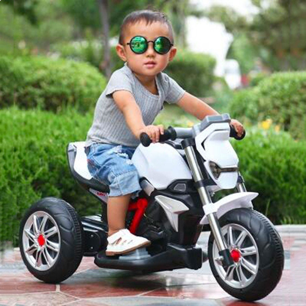 BK31297 Moto électrique BKT GENNY 6V pour enfants avec sons et lumières