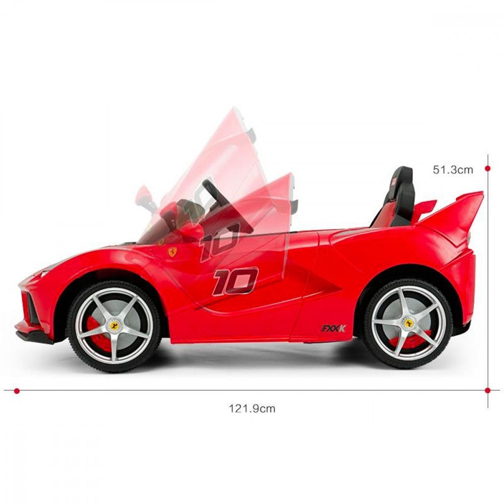 B08184 Voiture Électrique Pour Enfant Télécommande FERRARI FXX En Cuir 12V