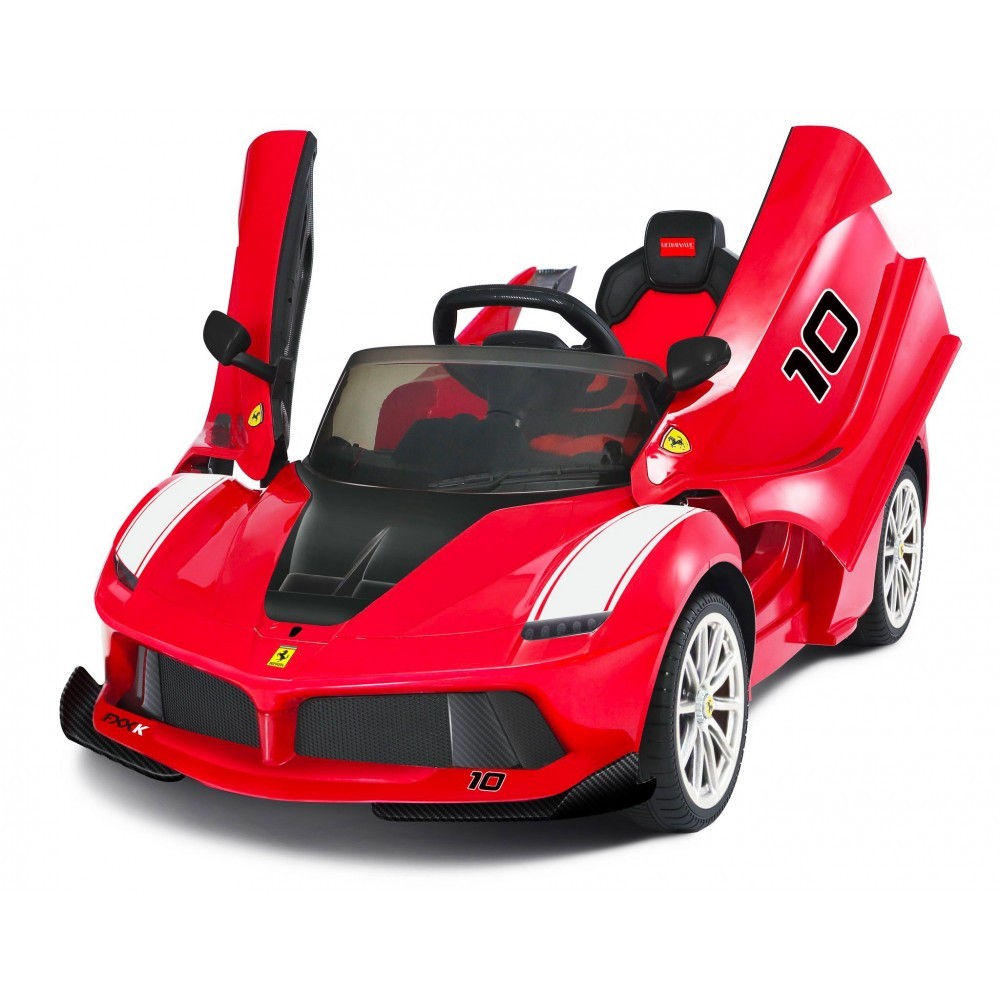 B08184 Voiture Électrique Pour Enfant Télécommande FERRARI FXX En Cuir 12V