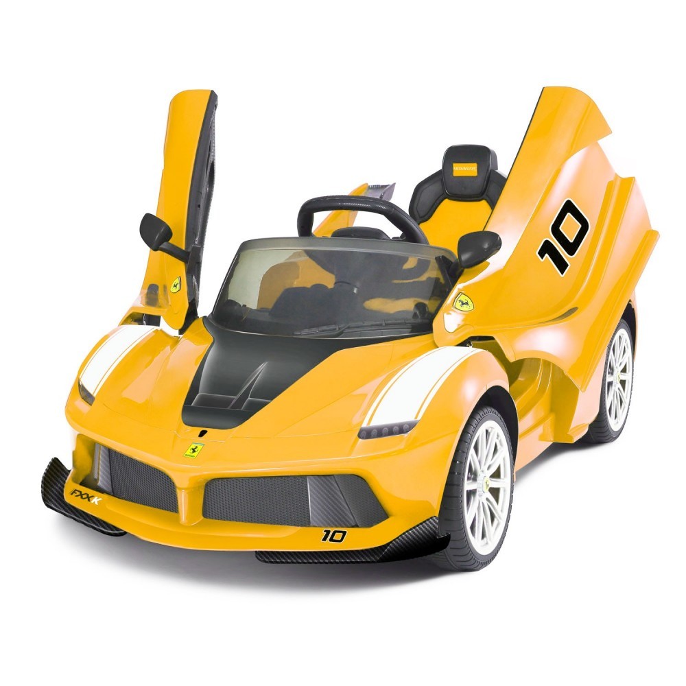B08184 Voiture Électrique Pour Enfant Télécommande FERRARI FXX En Cuir 12V