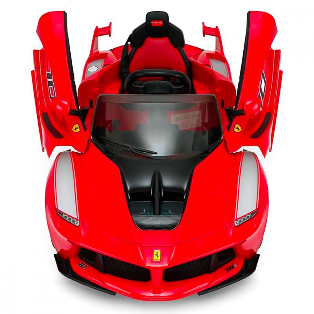B08184 Voiture Électrique Pour Enfant Télécommande FERRARI FXX En Cuir 12V