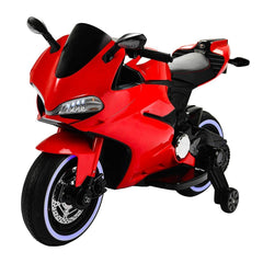 B39326 Moto sportive électrique pour enfant BKT lumières et sons 12V MP3 USB