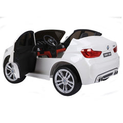 B80149 Voiture électrique pour enfant BMW X6 Télécommandée 2 places 12V RADIO FM