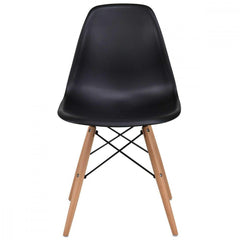 Pack de 4 chaises Supreme avec pieds en bois et structure rigide