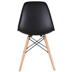 Pack de 4 chaises Supreme avec pieds en bois et structure rigide