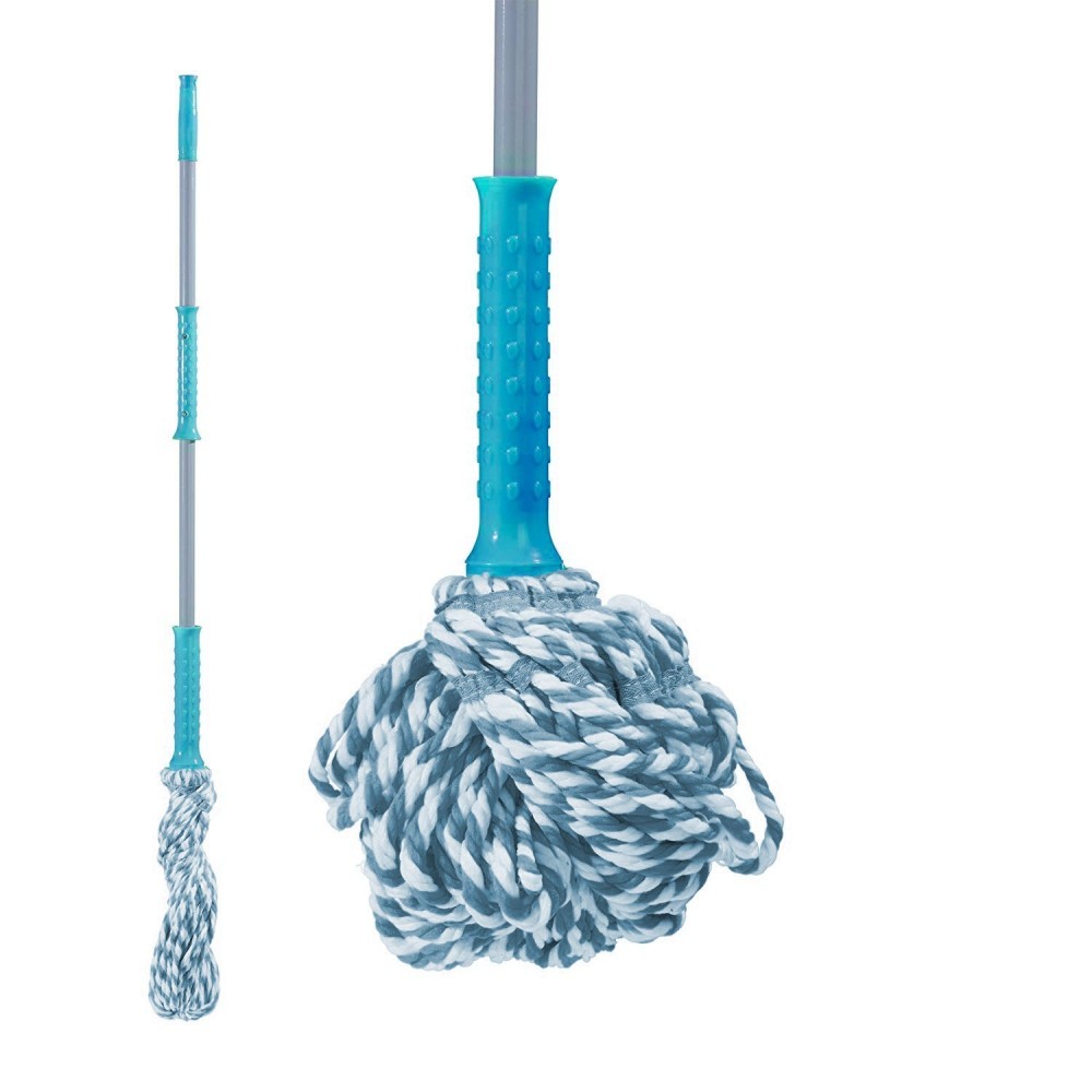 084326 Serpillière autodrainante en microfibre interchangeable 135cm TWIST MOP