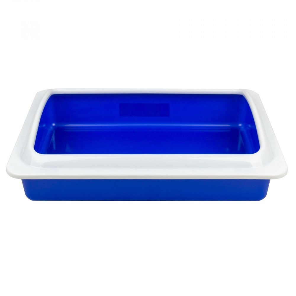 034552 Litière pour chat WELKHOME avec rebord amovible  35x45x10cm